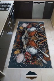 Covor Bucatarie HMNT536, 50x80 cm, Rosu