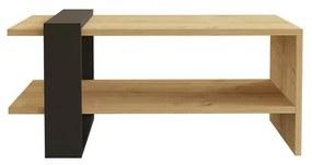 Măsuță de conferință Yonca Anthracite și SapphireOak