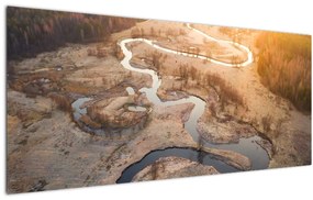 Tablou - Răsărit la Meander (120x50 cm)