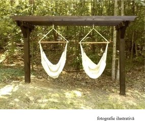 Scaun balansoar suspendabil, alb, PLATO NEW