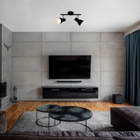 Spot Briloner 10698891 2xE14/25W/230V negru