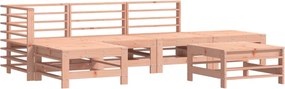 vidaXL Set mobilier relaxare grădină, 6 piese, lemn masiv Douglas