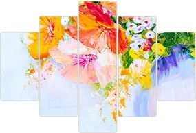 Tablou - Flori,pictură (150x105 cm)