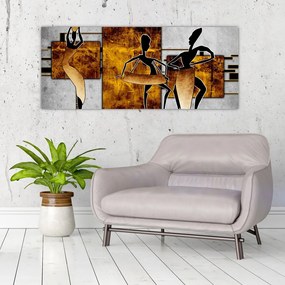Tablou - Motiv cultura africană (120x50 cm)