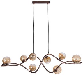 Lustră pe cablu ONLI FRIDA 8xG9/10W/230V cupru