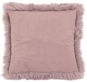 Pernă Tiseco Home Studio Sheepskin, 45 x 45 cm, roz