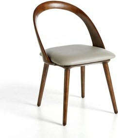 Scaun elegant design italian Banker AC-CH1512-NOGAL