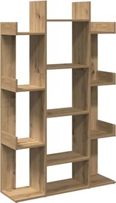 vidaXL Bibliotecă, Stejar artizanal, 86x25,5x140 cm, lemn prelucrat