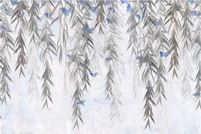 Tablou - Crenguțe de salcie cu fluturi (90x60 cm)