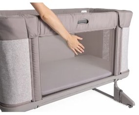 Pătuț pentru bebeluși Chicco 3 în 1 NEXT2ME FOREVER gri