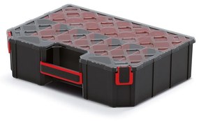 Organizator servieta 39 × 28,4 × 10,5 cm, combinatie, negru