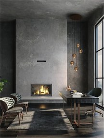 Lustra cu 5 pendule LED design modern LICIO
