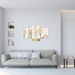 Tablou - Pădure ilustrată (90x60 cm)