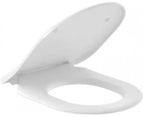 Capac WC slim, Villeroy&Boch Architectura, cu inchidere lenta, Alb Alpin, 9M70S101