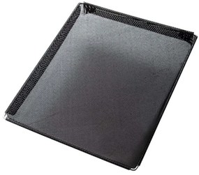 Tava de copt cu aer cald NoStik 1BBB648, 29x34x3 cm, 3 l, Pana la 260°C, Reutilizabila, Negru