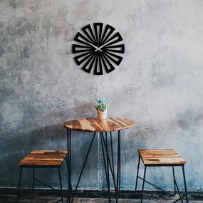 Ceas de perete Enzo S003 Black , 48 x 48 cm