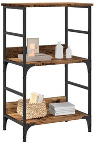 vidaXL Bibliotecă, lemn vechi, 50x33x82 cm, lemn prelucrat