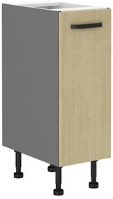Dulap inferior de bucătărie Scarmi 30 D CARGO BB (Antracit). 1049736