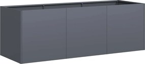 vidaXL Jardinieră antracit 120x40x40 cm oțel laminat la rece