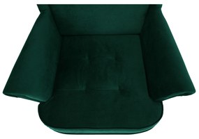 Fotoliu, verde/nuc, RUFINO 2 NEW