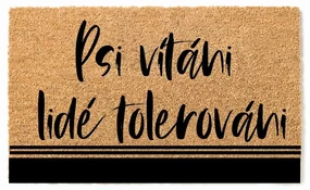 Bohemia Gifts Doormat - Dogs welcome, 40 x 60 cm