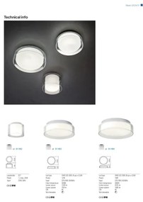 Redo 01-1454 - Plafonieră baie LED NAJI LED/18W/230V IP44