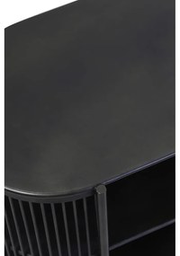 Comodă neagră din metal 100x80 cm Yinthe – Light &amp; Living