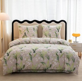 Lenjerie de pat din microfibra MUGUET cu model Dimensiune lenjerie de pat: 70 x 80 cm | 140 x 200 cm