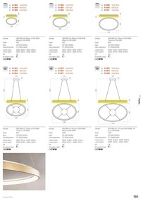 Redo 01-3806 - Plafonieră LED dimabilă NOBU, 60W/230V, albă