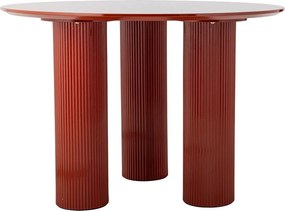 Masă de dining rotundă cu aspect lucios ø 110 cm Della – Bloomingville