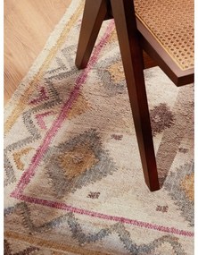 Covor tip traversă crem țesut manual din iută 80x200 cm Roya Imani – Elle Decoration