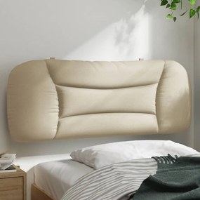 374554 vidaXL Pernă pentru tăblie de pat, crem, 100 cm, material textil