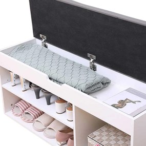 Banca de depozitare pantofi cu sezut captusit