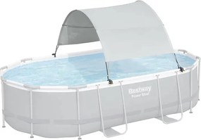 Bestway Copertină pentru piscină supraterană, alb