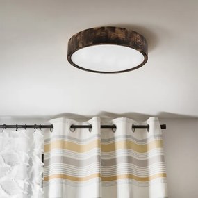 Brilagi - Plafonieră CARVALHO SMOKEY, 2xE27/60W/230V, stejar, Ø 37,5 cm