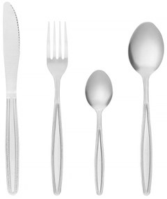 Set tacamuri inox, 24 piese, 6 persoane, Sorrento