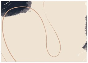 Tablou - Abstractizare bej (70x50 cm)