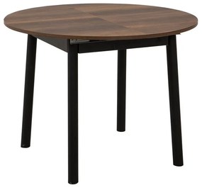 Masă de luat masa Oliver Walnut Black