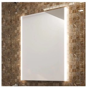 NIMCO ZP 11002 - Oglindă pentru baie cu iluminare LED din spate, 6500K, 80 x 60 cm, IP44