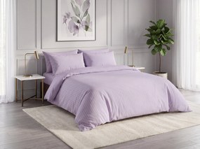 Lenjerie de pat din microfibra EMBOSSED STRIPES svetle fialove Dimensiune lenjerie de pat: 2 buc 60 x 70 cm | 200 x 200 cm