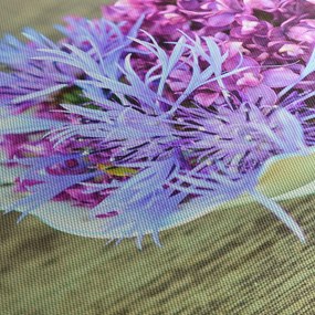 Tablou - plantă violetă (120x50 cm)