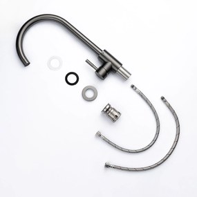 Baterie bucătărie - 288 alamă Grafit mat P14A