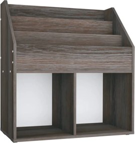 vidaXL Raft reviste copii, stejar sonoma, 71x30x78,5cm, lemn prelucrat