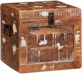 vidaXL Cutie de depozitare cu depozitare Maro Lemn de mango solid