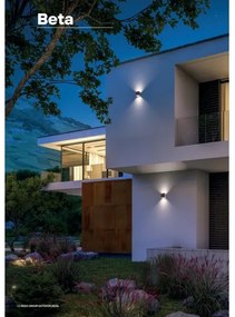 Redo 9080 - Aplica de exterior BETA LED/6W/230V 3000K IP54 maro