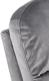 Fotoliu recliner Felipe 2 velvet gri H103 cm
