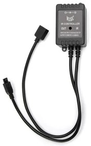 Bandă LED RGB dimabilă de exterior Aigostar 3m LED/24W/12/230V IP65 + telecomandă