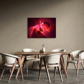 Tabloul modern cu abstacție roz (70x50 cm)