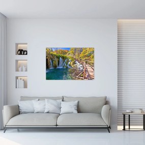 Tablou - Intrare in cascade (90x60 cm)