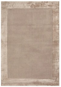 Covor maro deschis handmade din amestesc de lână 80x150 cm Ascot – Asiatic Carpets